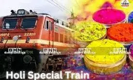 होली स्पेशल-उदयपुर से ऋषिकेश के बीच चलेगी स्पेशल ट्रेन, भीलवाड़ा को मिली सौगात