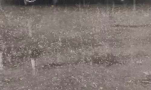 जोरदार बारिश के साथ गंगापुर में गिरे ओले, मौसम हुआ सुहावना जोरदार बारिश के साथ गंगापुर में गिरे ओले, मौसम हुआ सुहावना