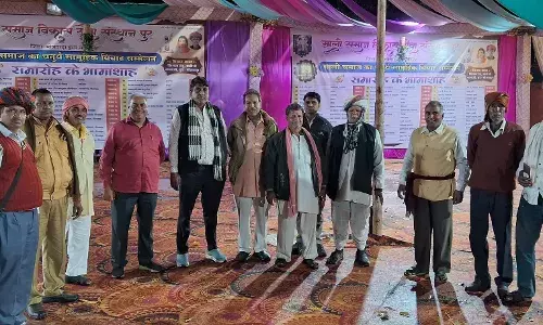 माली समाज के चतुर्थ सामूहिक विवाह समेलन को लेकर तैयारीया की पूरी माली समाज के चतुर्थ सामूहिक विवाह समेलन को लेकर तैयारीया की पूरी