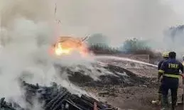 पटाखा अग्निकांड: खाकी पर गिरी गाज! DST भंग, थाना प्रभारी समेत 4 लाइन हाजिर