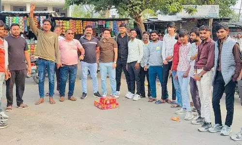 जाखड़ के राष्ट्रीय अध्यक्ष बनने पर आतिशबाजी, कार्यकर्ताओं में उत्साह