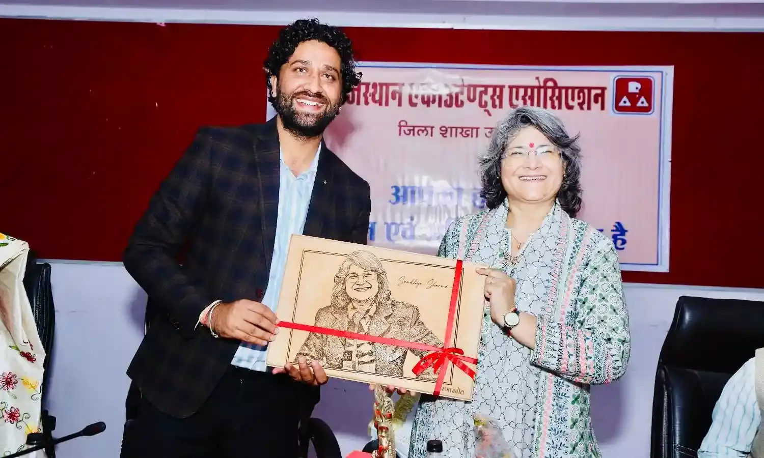 ’कोष एवं लेखा निदेशक संध्या शर्मा का उदयपुर आगमन पर स्वागत