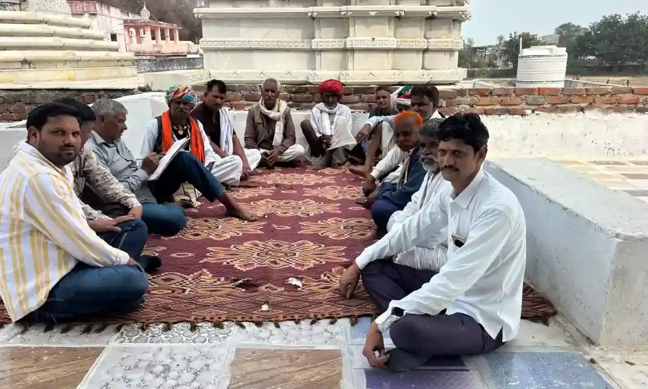 सिंगोली चारभुजा में रावणा राजपूत समाज सामूहिक विवाह सम्मेलन समिति की बैठक