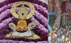 108 तरह के फूलों से सजा खाटू दरबार, 20 फीट ऊंचा डमरू बना आकर्षण का केंद्र