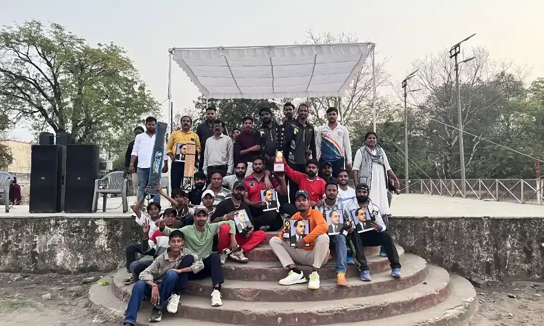 भीलवाड़ा में चार दिवसीय क्रिकेट टूर्नामेंट , आदर्श क्रिकेट क्लब विजेता