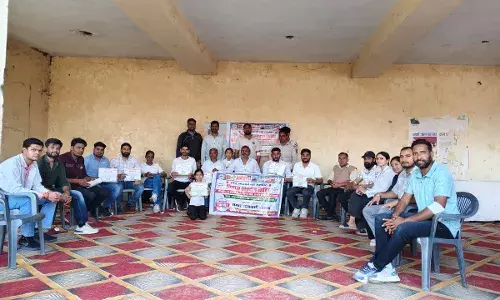 73 यूनिट किया रक्तदान शिविर