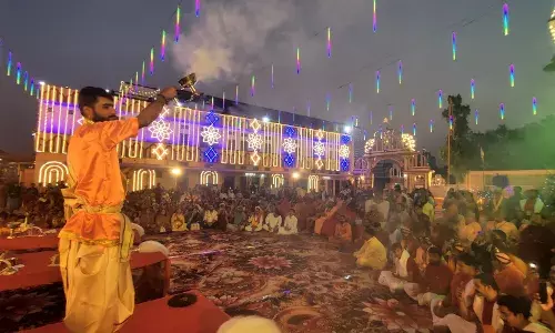 हरिशेवा धाम में काशी की तर्ज पर गंगा आरती, शहर की हवा में घुली भक्ति, ऊर्जा और चेतना