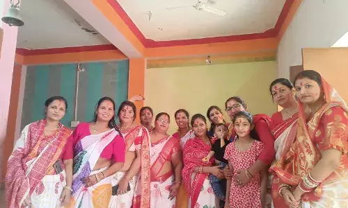 फाग गीतों और उमंग के रंगों में रंगा मुरली मनोहर का मंदिर वह बगीची के बालाजी मंदिर पर फाग उत्सव मनाया