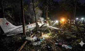 एयर एंबुलेंस चतरा में क्रैश, विमान में सवार 7 लोगों की मौत