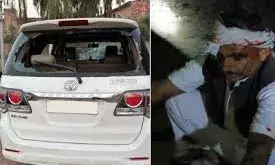 जाट महासभा के प्रदेशाध्यक्ष प्रकाश बेनीवाल पर जानलेवा हमला, फायरिंग और तोड़फोड़