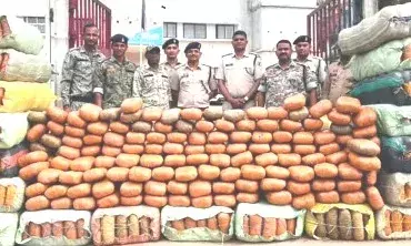 छत्तीसगढ़ में 9 क्विंटल नशे की खेप पकड़ी, कंटेनर में बना रखा था गुप्त चैंबर