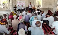 हलेड़ में राष्ट्रीय प्राकृतिक खेती मिशन पर कृषक गोष्ठी आयोजित, प्राकृतिक खेती अपनाने पर दिया जोर