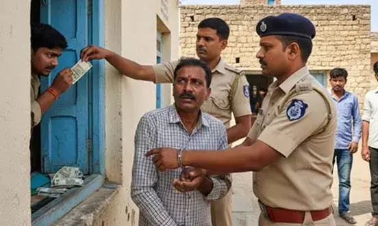 50 हजार की रिश्वत लेते पटवारी गिरफ्तार