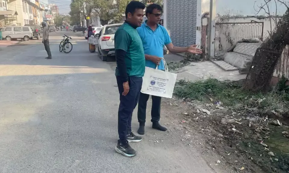 म्हारो पावन चित्तौड़ स्वच्छता अभियान में वार्ड 12 में चला विशेष सफाई महाअभियान