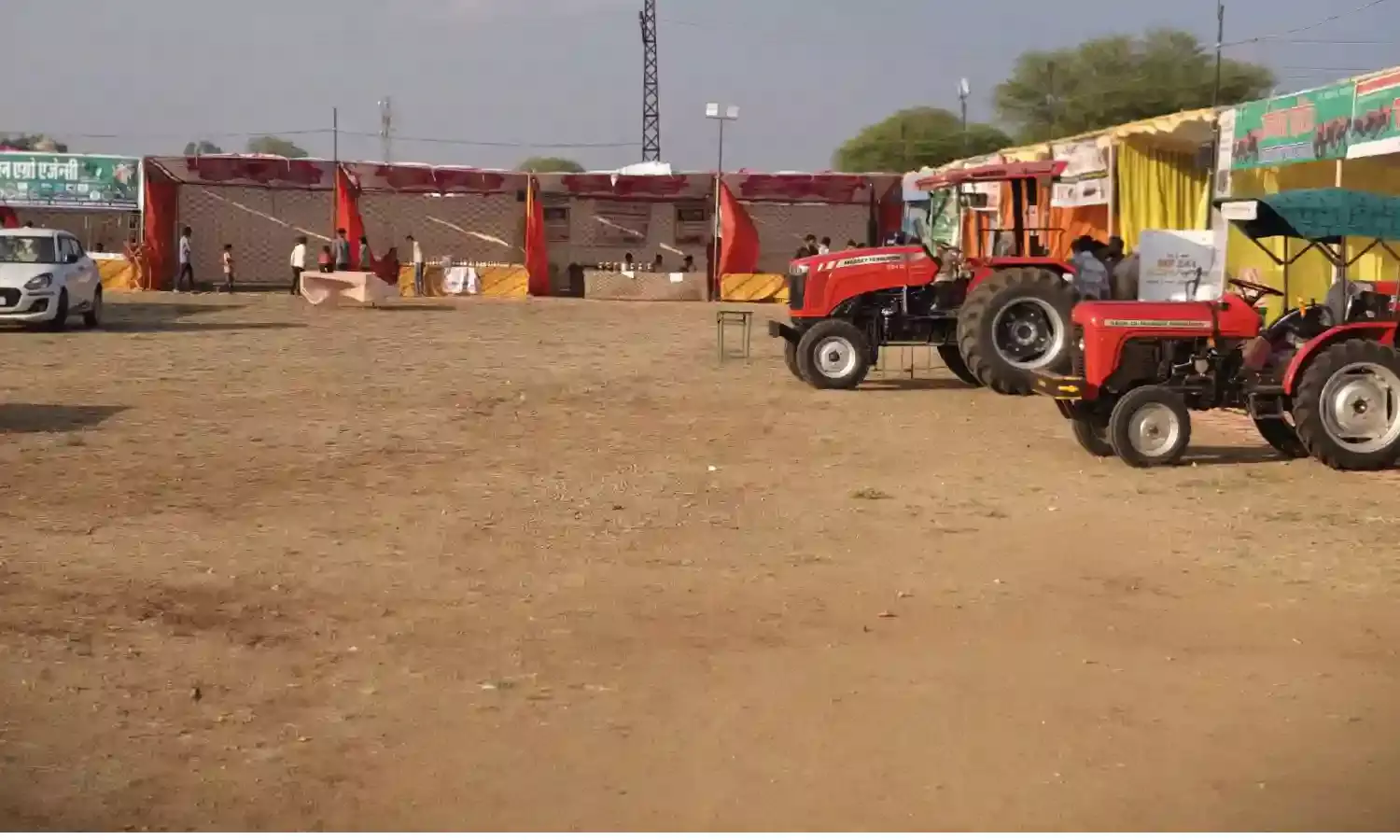 सुवाणा में चल रहे किसान मेला का प्रथम दिन रहा सुना-सुना..............