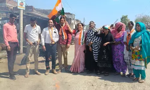 केन्द्रीय मंत्री हरदीपसिंह पुरी का पुतला जला कर किया विरोध प्रदर्षन