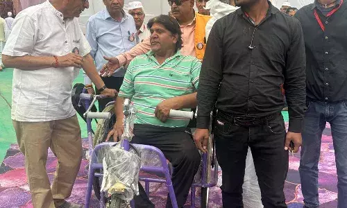 स्वामी महाराज शताब्दी महोत्सव पर 250 दिव्यांगों को मिले सहायक उपकरण