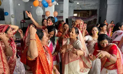 माहेश्वरी समाज की महिलाओं ने मनाया भव्य फागोत्सव।