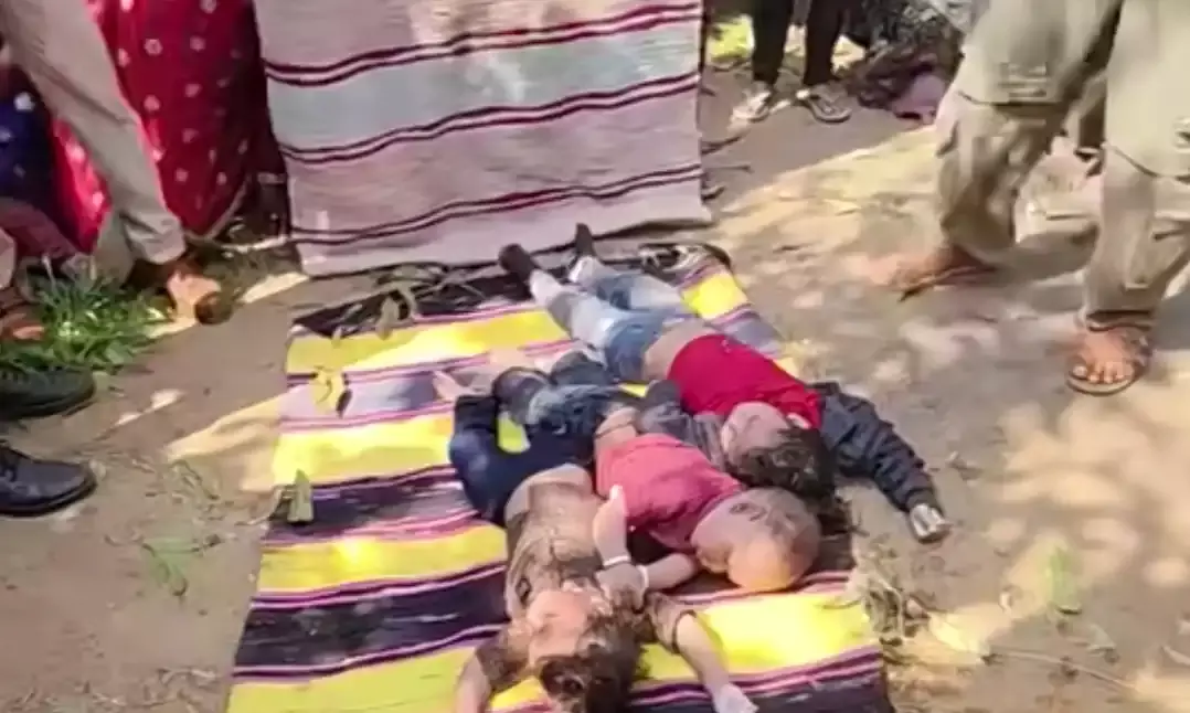 गंगापुर सिटी: दिल दहला देने वाली वारदात, मां लापता और तीन मासूमों के शव कुंड में मिले