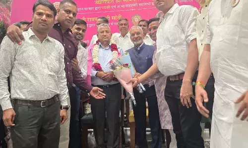 अन्तर्राष्ट्रीय वैश्य फेडरेशन द्वारा सम्मान समारोह: पद्मश्री नुवाल, उद्योगपति सोनी व पर्यावरणविद जाजू का हुआ अभिनंदन