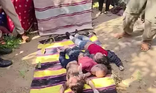 गंगापुर सिटी: दिल दहला देने वाली वारदात, मां लापता और तीन मासूमों के शव कुंड में मिले