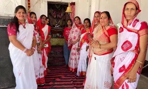 श्री लक्ष्मीनाथ भगवान मन्दिर में महिलाओं ने हर्षोल्लास से मनाया फागोत्सव