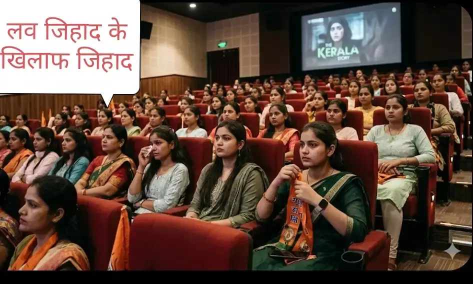 लव जिहाद की सच्चाई दिखाने वाली फिल्म द केरल स्टोरी देखने पहुंचीं दुर्गा वाहिनी की 470 सदस्य; टैक्स फ्री करने की उठी मांग