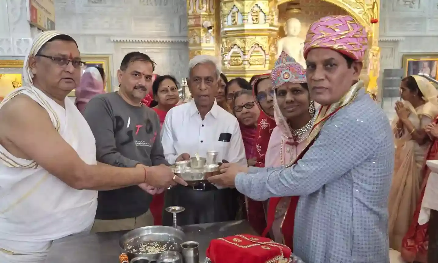 भीलवाड़ा में अष्टानिका महापर्व पर अनीता शाह का आठ दिवसीय उपवास पूर्ण, निकली भव्य थाल यात्रा भीलवाड़ा में अष्टानिका महापर्व पर अनीता शाह का आठ दिवसीय उपवास पूर्ण, निकली भव्य थाल यात्रा