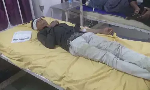 नेशनल हाईवे 148D पर दो अलग-अलग सड़क हादसों में दो युवक घायल, उपचार जारी