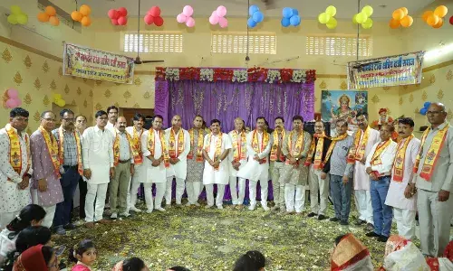 नामदेव टाक क्षत्रिय दर्जी समाज का फागोत्सव और शपथ ग्रहण समारोह संपन्न