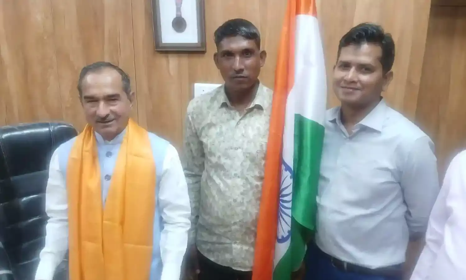 चित्तौड़गढ़ से निकली तिरंगा यात्रा नौवें दिन जयपुर पहुंची