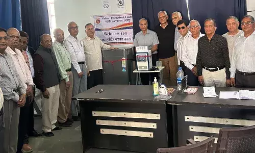 महावीर फिजियोथैरेपी सेंटर में अत्याधुनिक क्रायोथेरेपी मशीन का शुभारंभ