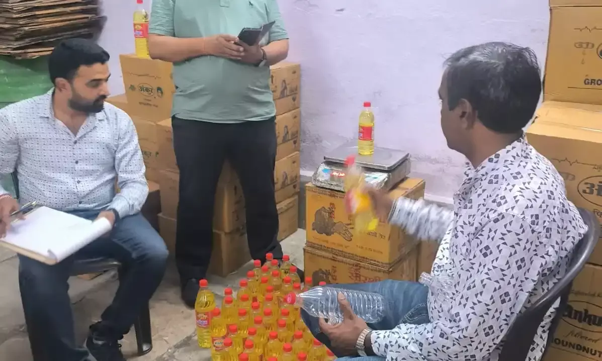 विधिक माप विज्ञान विभाग ने की पैकेजिंग सामग्री की जांच