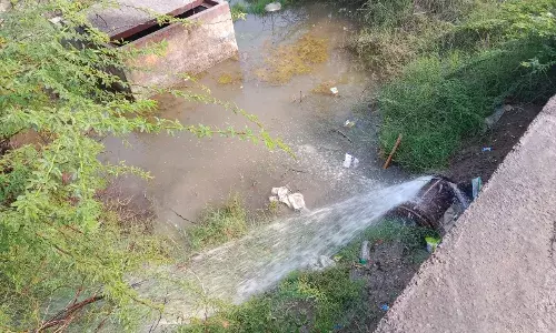 चंबल परियोजना की पाइपलाइन में लीकेज, हजारों लीटर पानी बर्बाद