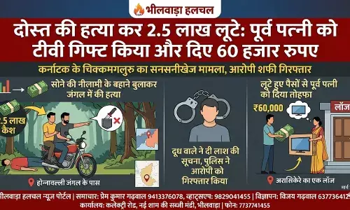 दोस्त की हत्या कर 2.5 लाख लूटे: पूर्व पत्नी को टीवी गिफ्ट किया और दिए 60 हजार रुपए दोस्त की हत्या कर 2.5 लाख लूटे: पूर्व पत्नी को टीवी गिफ्ट किया और दिए 60 हजार रुपए