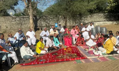 माधव गौशाला में भागवत समरसता महोत्सव का शंखनाद: विधि-विधान से हुआ भूमि पूजन और ध्वजारोहण