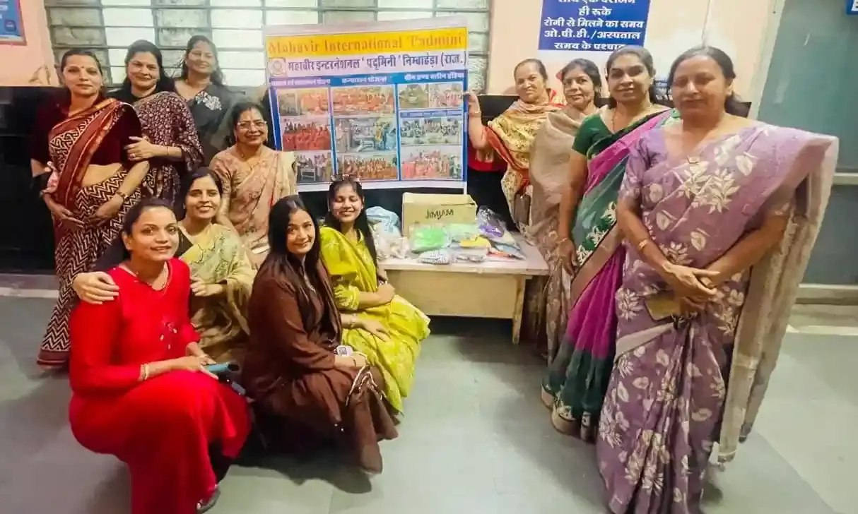 महिला दिवस पर पद्मिनी की वीराओ ने दिया सेवा, संवेदना और करुणा का संदेश