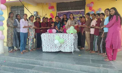 डूंगला में कस्तूरबा गांधी बालिका छात्रावास में हर्षोल्लास के साथ मनाया अंतरराष्ट्रीय महिला दिवस