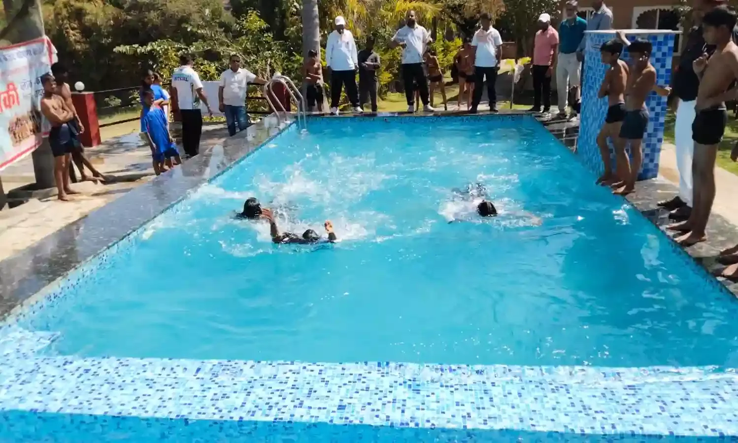 पंच गौरव तैराकी टेलेंट सर्च: जनजाति अंचल की प्रतिभाओं ने दिखाया दमखम