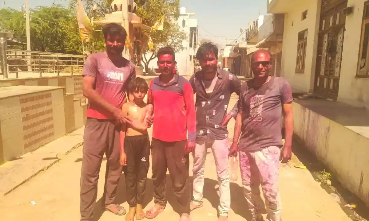 गांवो में शीतला सप्तमी का पर्व मनाया