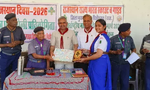 सर्वधर्म प्रार्थना सभा के साथ गाइड ग्रुप प्रशिक्षण शिविर संपन्न