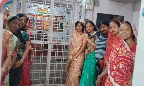 कोली समाज महिला मंडल भीलवाड़ा द्वारा दशा माता पर्व का आयोजन