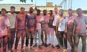 शीतला सप्तमी पर कस्बे में धूमधाम से खेली होली, दिनभर रहा उत्सव का माहौल