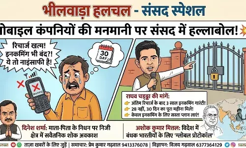 राज्यसभा में उठा मोबाइल रिचार्ज का मुद्दा: इनकमिंग कॉल बंद करना मौलिक अधिकार का हनन, 28 दिन की वैधता पर भी बरसे सांसद