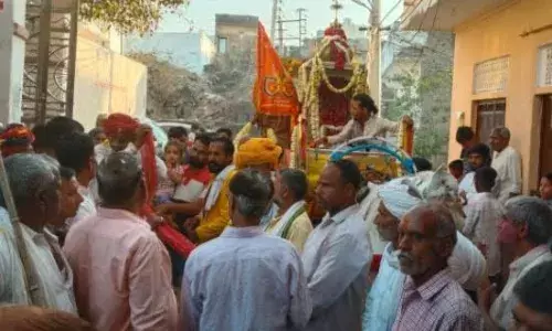 ठाकुर जी संग खेली भक्तों ने होली, रंग-बिरंगी गुलाल से सराबोर हुआ फूलडोल महोत्सव