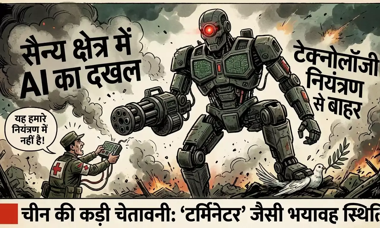 सैन्य क्षेत्र में AI का बढ़ता दखल: चीन ने दी टर्मिनेटर जैसी भयावह स्थिति की चेतावनी