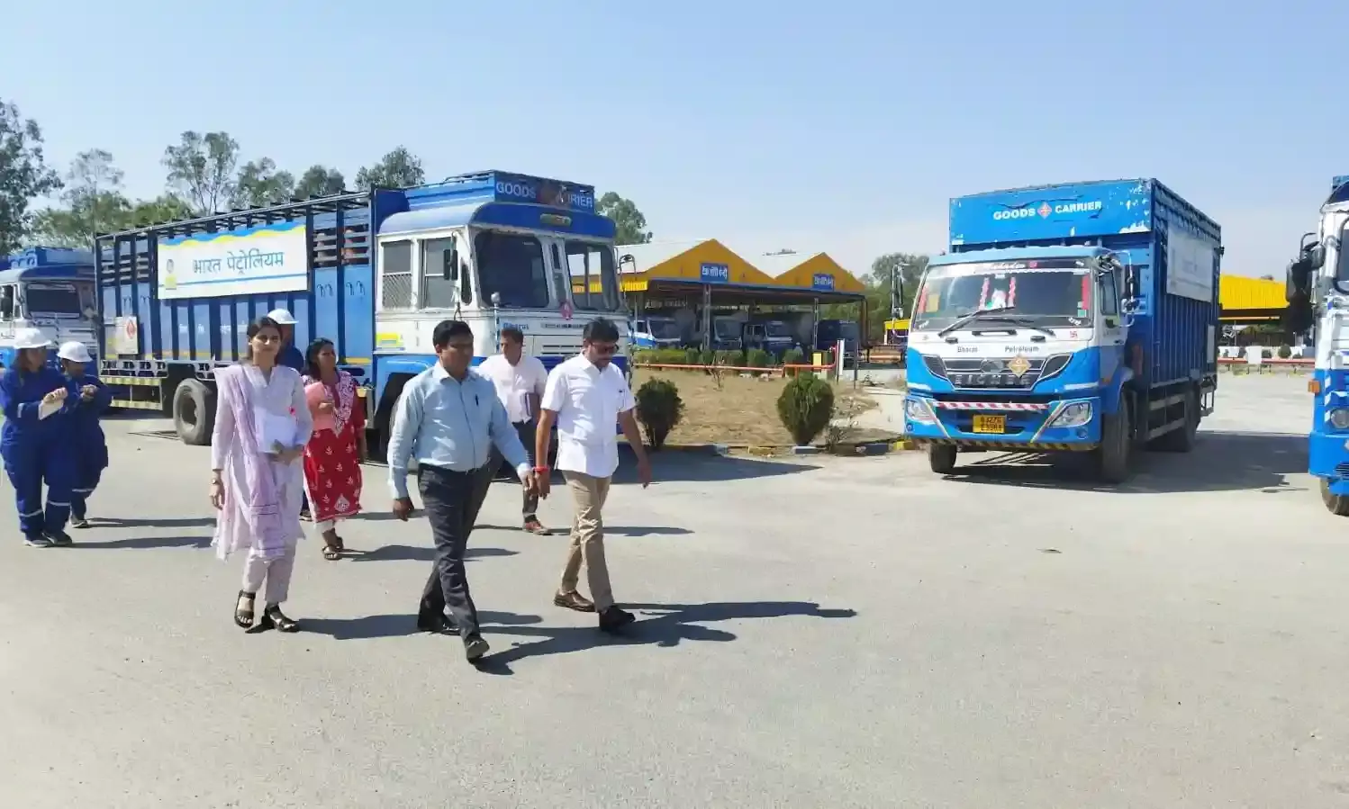 जिला कलेक्टर नमित मेहता ने साकरोदा स्थित बीपीसीएल गैस प्लांट का किया अवलोकन