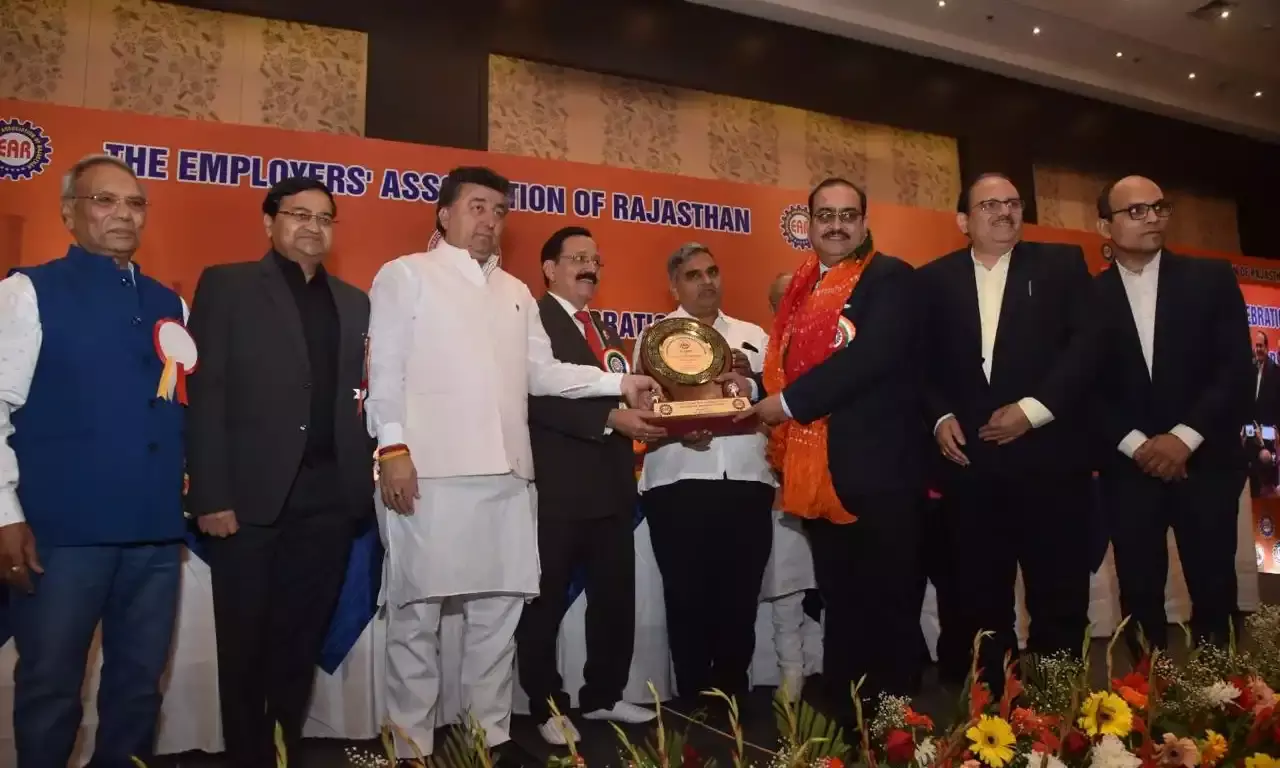 RSWM लिमिटेड को मिला बेस्ट एम्प्लॉयर अवार्ड 2025, जयपुर में हुआ भव्य सम्मान