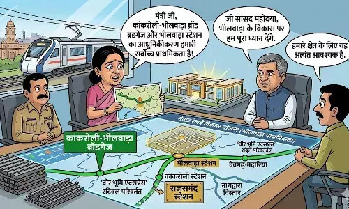 कांकरोली-भीलवाड़ा रेल लाइन ब्रॉडगेज बनाने का प्रस्ताव, मेवाड़ और मारवाड़ की दूरियां होंगी कम