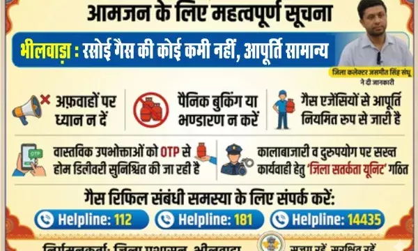अफ़वाहों पर न दें ध्यान, जिले में रसोई गैस की आपूर्ति सुचारू: जिला कलेक्टर
